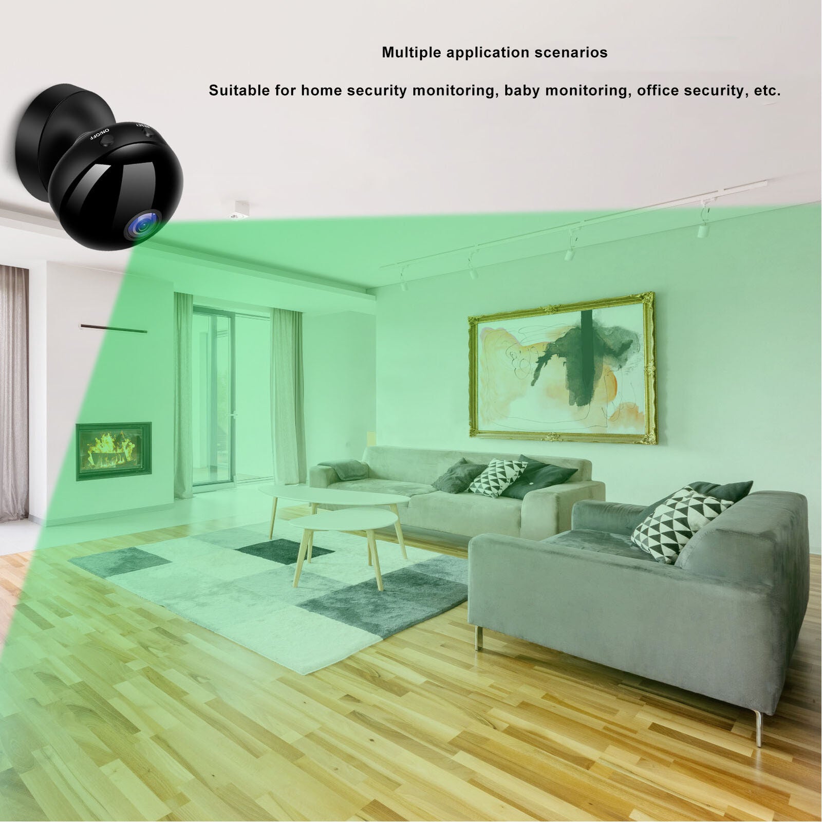 new Wireless Camera WiFi Infrared Surveillance Camera With 32G Card For Home Office koeek - KOEEK