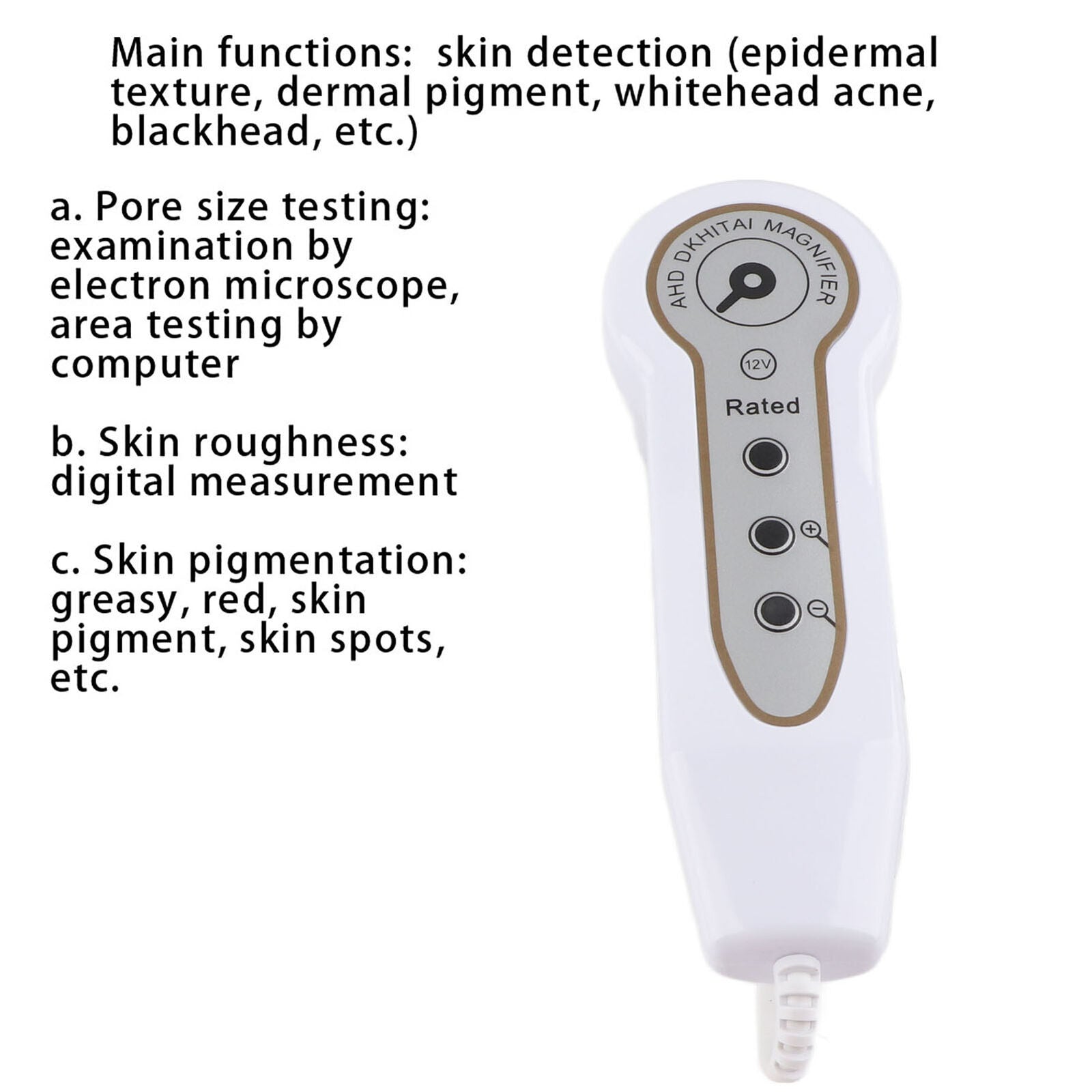 new Professional 50X 200X Skin Hair Scalp Detector Analyzer Microscope Skin Care koeek - KOEEK