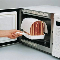 The  Makin Bacon Dish - Makes Crispy Bacon in Minutes - Simple, Quick, 07FC0E-D4 - KOEEK