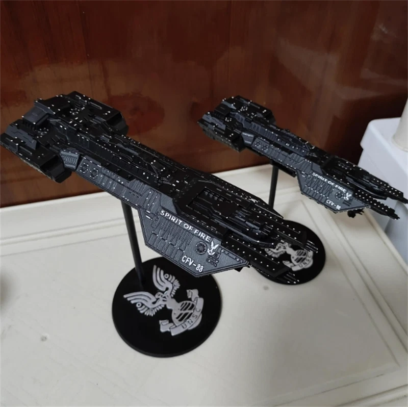 Halo 4 UNSC 火灵号 CFV-88 Spaceship Model Resin Spacecraft Figure Toy 07FC0E-D4 - KOEEK