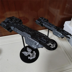 Halo 4 UNSC 火灵号 CFV-88 Spaceship Model Resin Spacecraft Figure Toy 07FC0E-D4 - KOEEK
