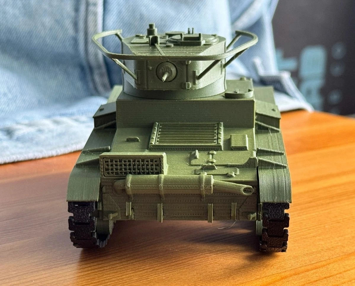 1:35Soviet T-26 Light Tank Assembled ModelStatic Military Vehicle DesktopOrnamen 07FC0E-D4 - KOEEK