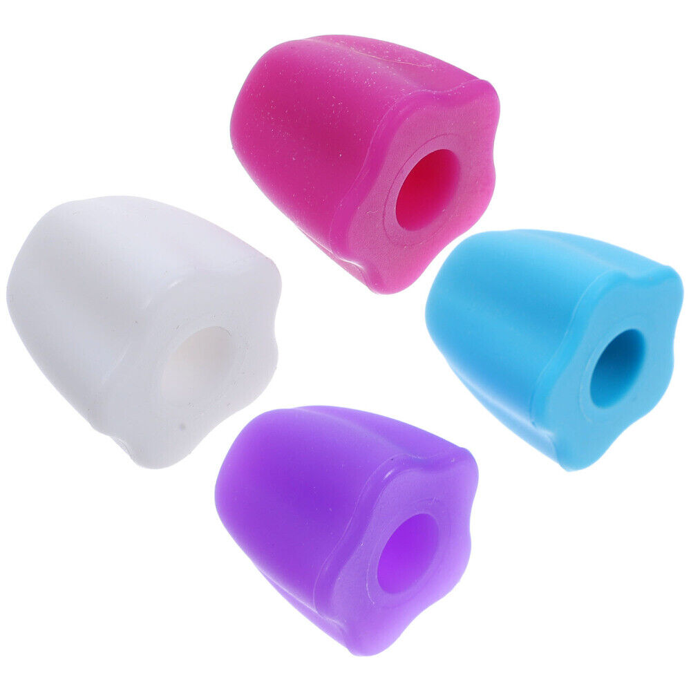 new  4 Pcs Dispenser Toothpaste Cap Self-sealing Caps for Bathroom Child koeek - KOEEK