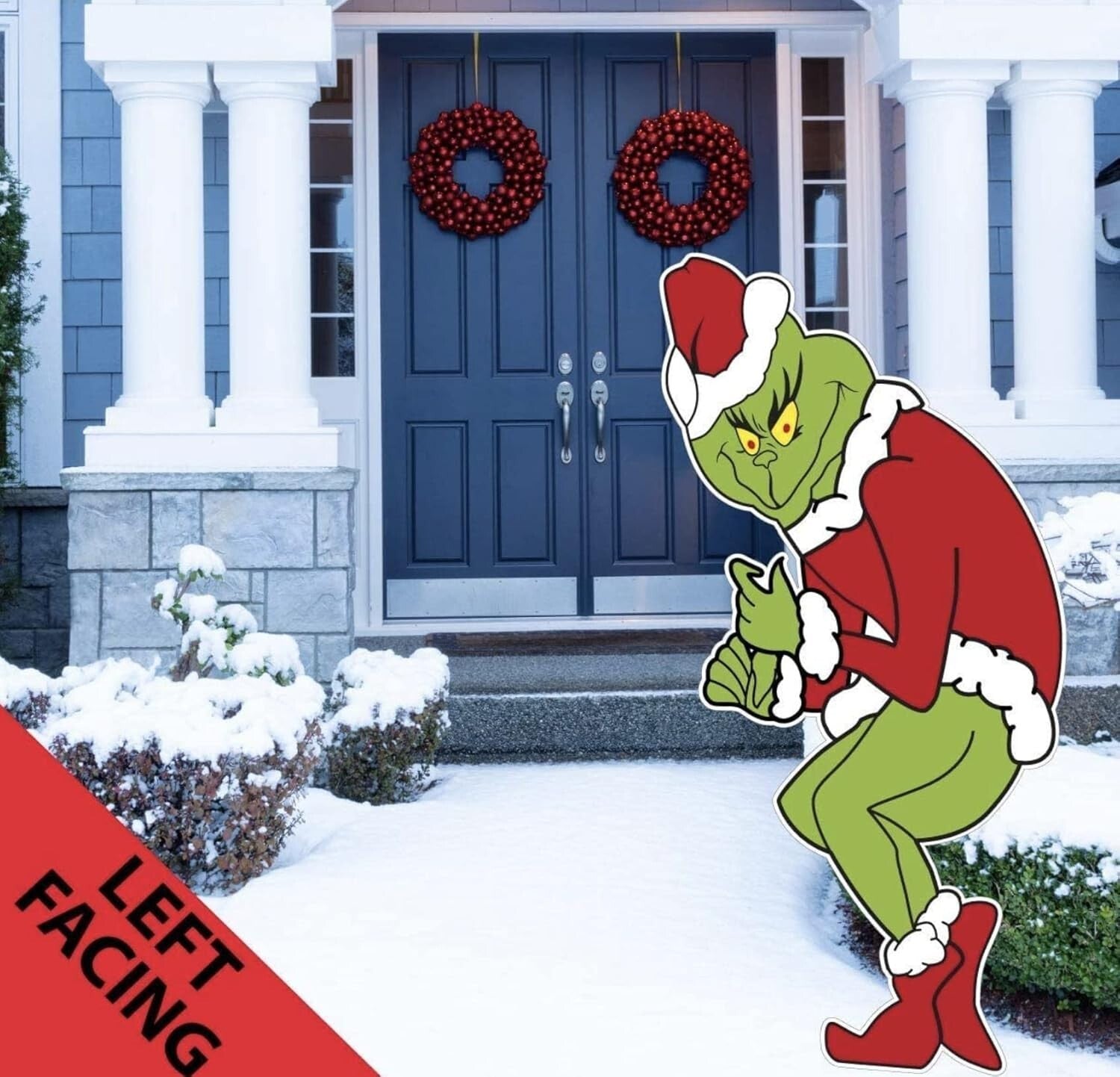 The Grinch Stealing Lights Christmas Yard Decoration Whoville 3' Tall Left Facin 07FC0E-D4 - KOEEK
