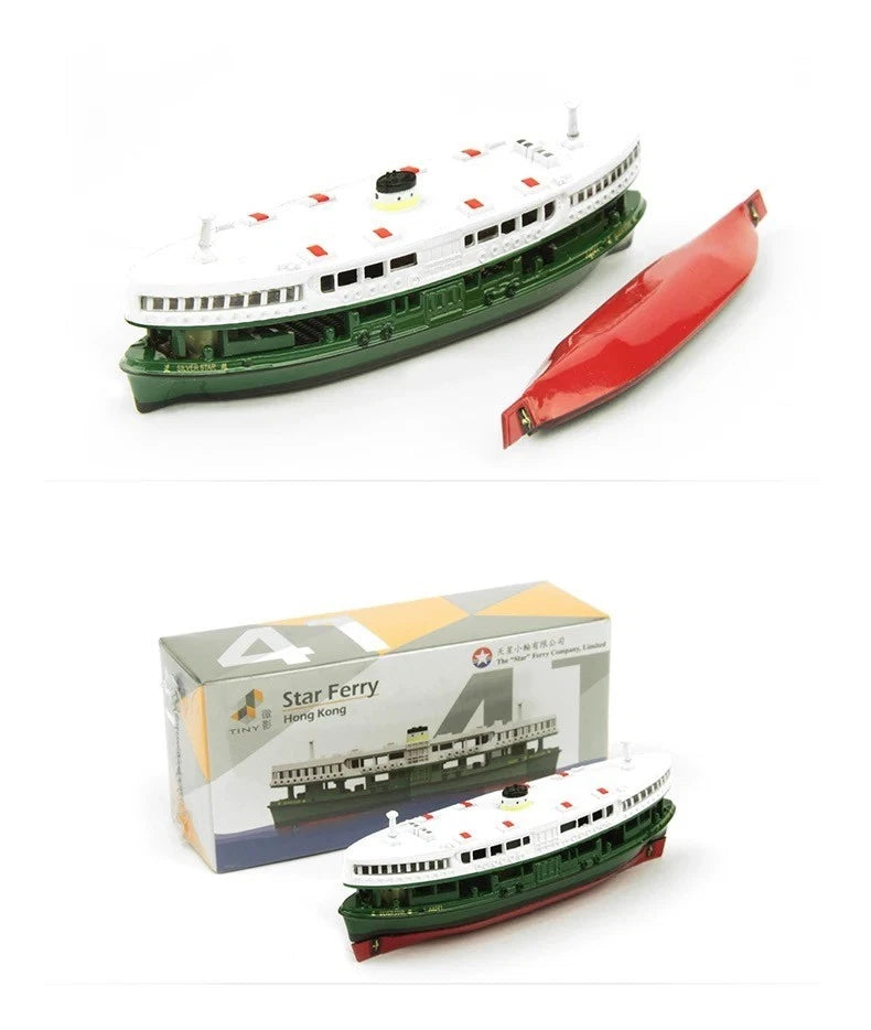 1/43 Hong Kong Star Ferry Silver Star Diecast Ship Model Nostalgic Collectible 07FC0E-D4 - KOEEK