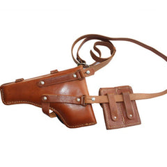 SET Vietnam War Chinese 54 TT Tokarev Type Pistol Leather Holster With Strap 07FC0E-D4 - KOEEK