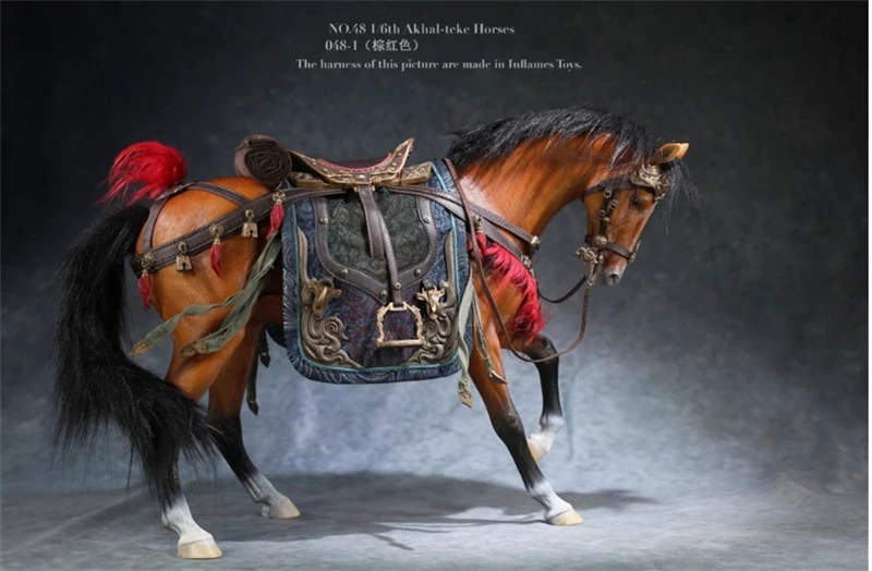 Mr.Z 1:6 Scale Animal Resin Akhal-Teke Horse Figure 6 Color Simulation Toy 07FC0E-D4 - KOEEK