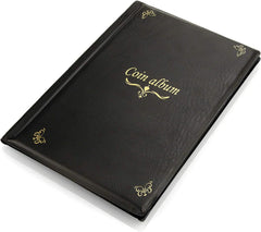 new 150 Pockets Coin Album, Penny Collecting Book, 1pack, 150 Pockets, Black 07FC0E-D4 - KOEEK