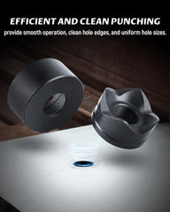 new Lichamp Manual Knockout Punch Kit, Heavy Duty Metal Sheet Knock Out Box Black LICHAMP - KOEEK