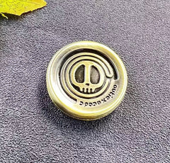 Devil Milk Cap Haptic Coins EDC Adult Metal Fidget Toys Stress Relief 07FC0E-D4 - KOEEK
