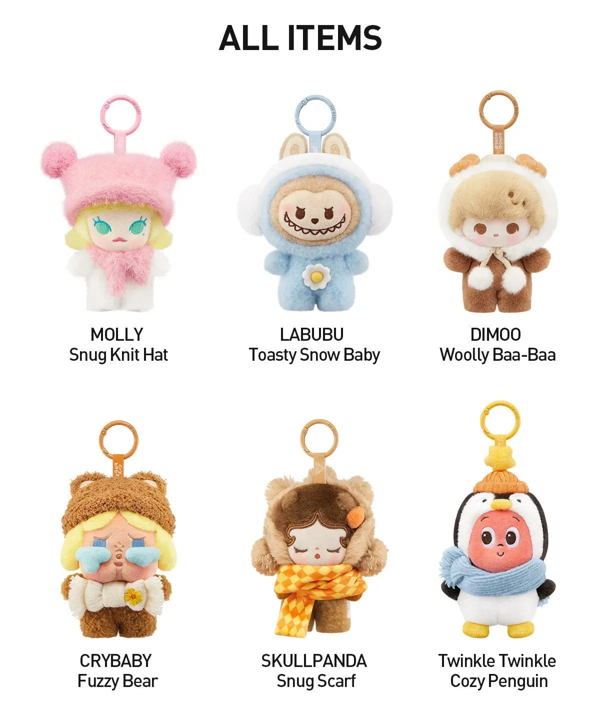 Pop Bean Fluffy & Cozy Series-plush Pendant Blind Box Cute Toy Gift