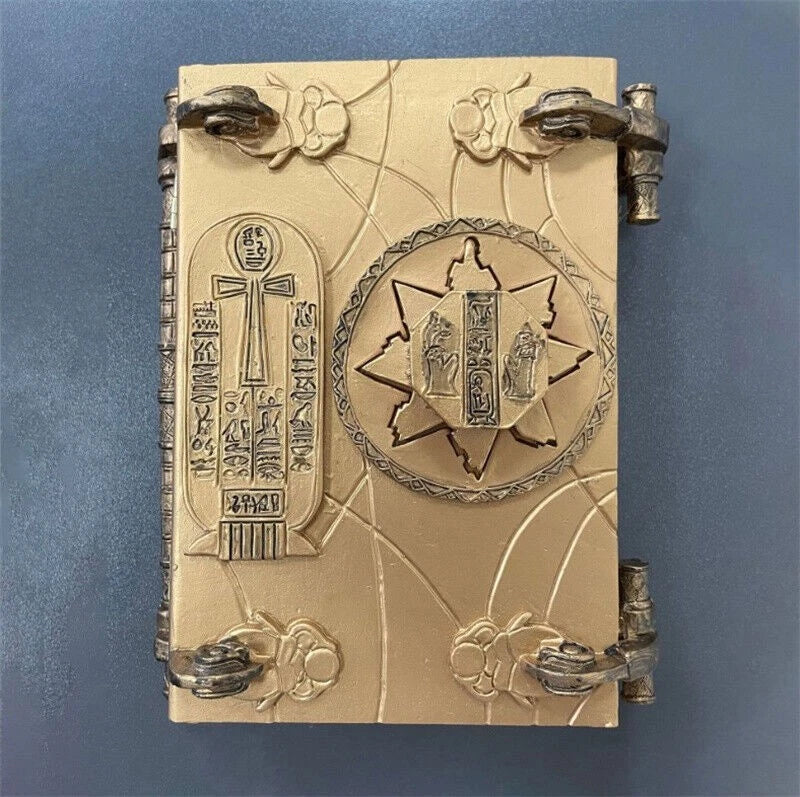 Book of The Dead The Mummy Prop with Key Can Be Opened Book Box Resin Replica 07FC0E-D4 - KOEEK