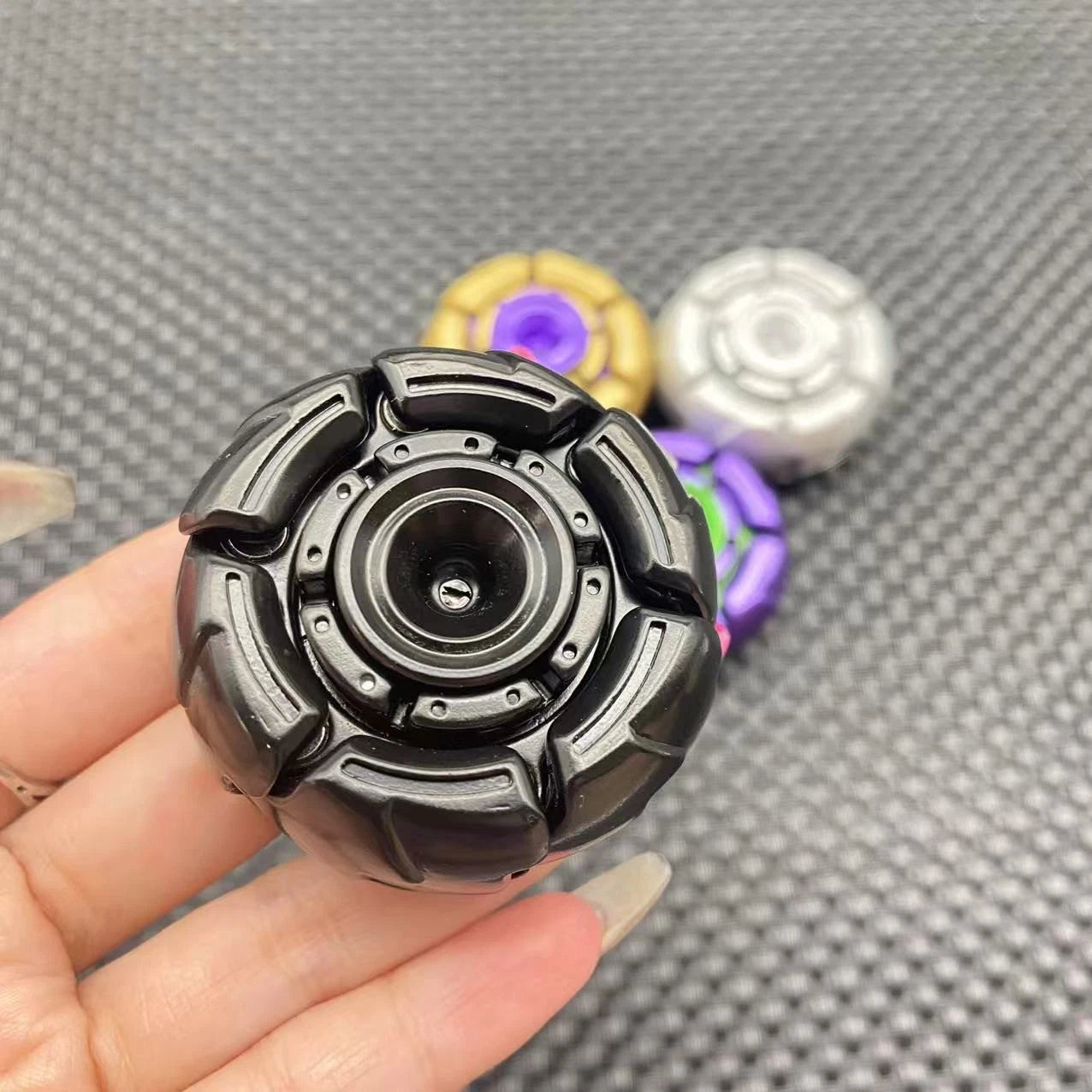 EDC Deformation Mecha Fidget Hand Spinner Alloy Stress Relief Fingertip Gyro Toy 07FC0E-D4 - KOEEK