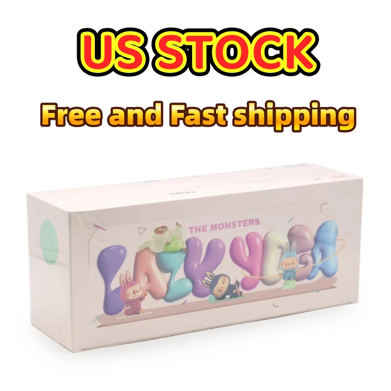 US STOCK POP MART Labubu The Monsters Lazy Yoga Series Sealed Case (10Boxs) POP_MART - KOEEK