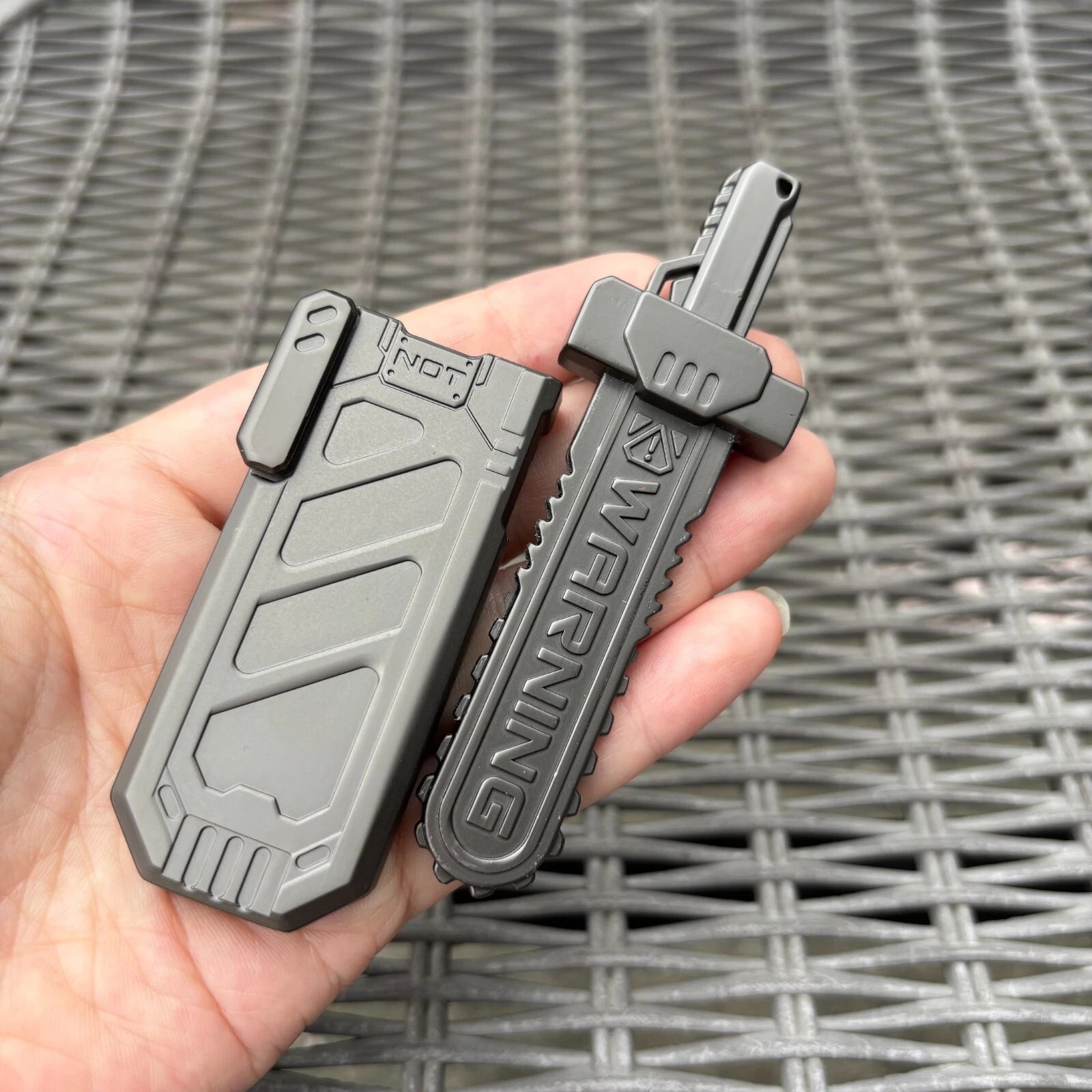 EDC Fidget Spinner Magnetic Ejection Push Card Haptic Slider Stress Relief ADHD 07FC0E-D4 - KOEEK