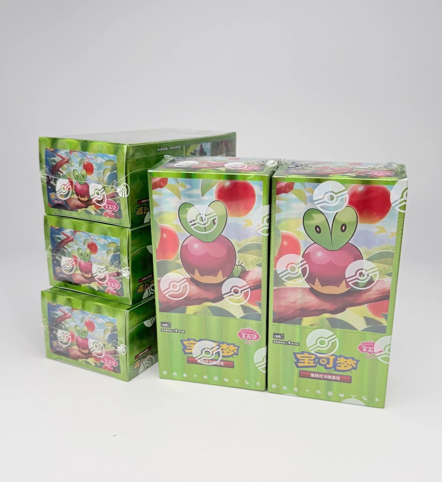 Pokémon TCG Chinese CBB6C Gem Pack VOL.6 Applin Booster Box Sealed IN STOCK 07FC0E-D4 - KOEEK