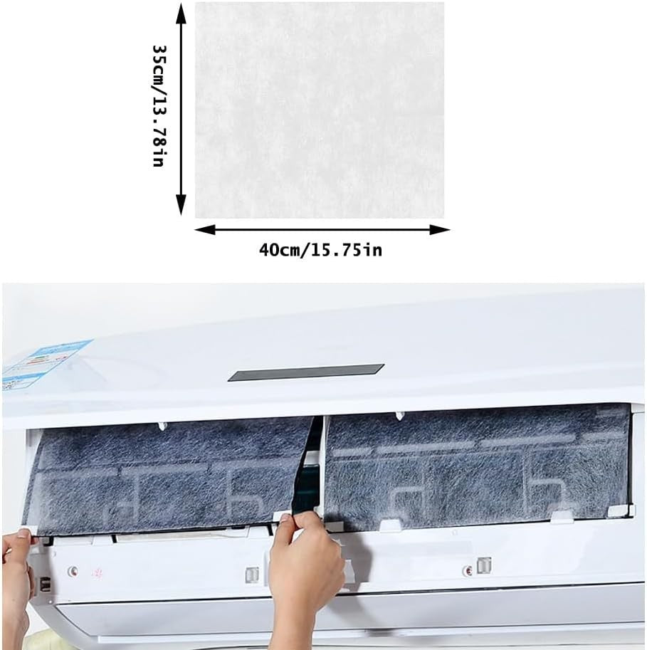 new 10 Pack Mini Split Air Conditioner Vent Filters Cover Anti-Dust White 07FC0E-D4 - KOEEK