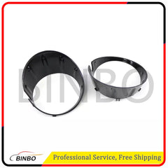 1 Pair Left & Right Side Black Fog Light Lamp Trim For 2011-2015 Mini Cooper 07FC0E-D4 - KOEEK