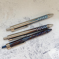 Titanium Pocket BallPoint Pen Signature Writing Pen Business Office EDC Pen 07FC0E-D4 - KOEEK