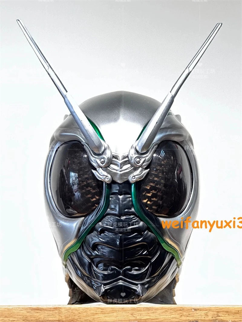 Masked Rider Shadow Moon Cosplay 1/1 Helmet FRP Wearable LED Eyes Mask Prop Gift 07FC0E-D4 - KOEEK