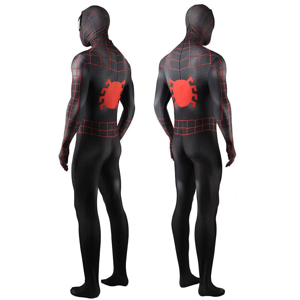 Symbiote Spider-man Jumpsuit Cosplay Costume Men Bodysuit Adult Kids Halloween 07FC0E-D4 - KOEEK