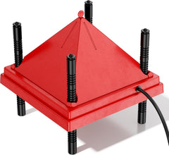 new Brooder Plate for Chicks, 10" x Chick 10.0"L x 10.0"W x 8.8"H, Red 07FC0E-D4 - KOEEK