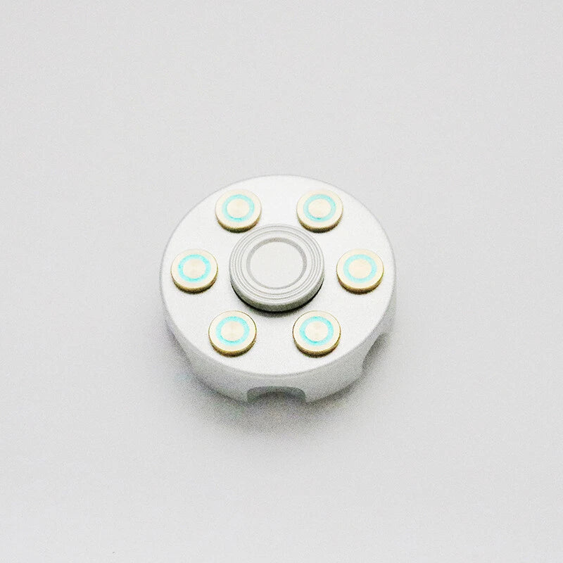 Revolver Clip Luminous Fidget Spinner EDC Metal Hand Spinner Adult Fidget Toys 07FC0E-D4 - KOEEK
