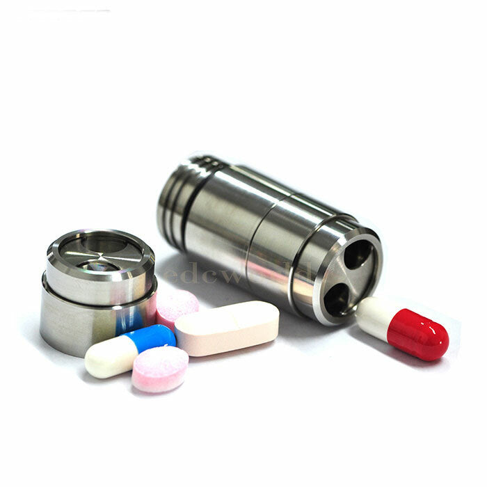 TITANER Titanium TC4 Outdoor EDC Survival Waterproof Box Travel Pill Case Tool 07FC0E-D4 - KOEEK