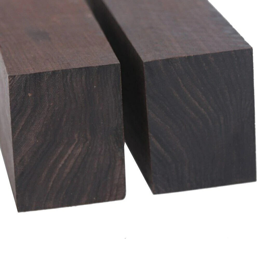 African Blackwood Ebony Wood Material Knife Handle Scales Blanks 120x40x25mm 1Pc 07FC0E-D4 - KOEEK