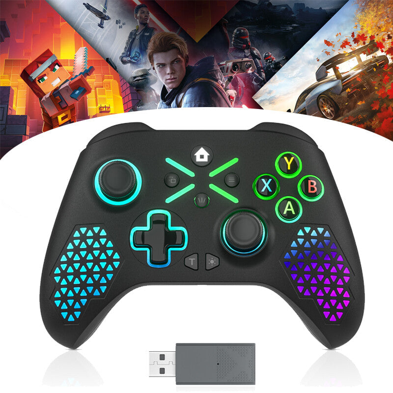 Wireless RGB Light Controller For Xbox Series X|S Xbox One, PC Christmas Gift 07FC0E-D4 - KOEEK