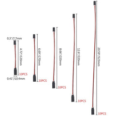 new WMYCONGCONG 50 PCS Servo Extension Lead Wire Cable Male to Female 3 Pin for... WMYCONGCONG - KOEEK