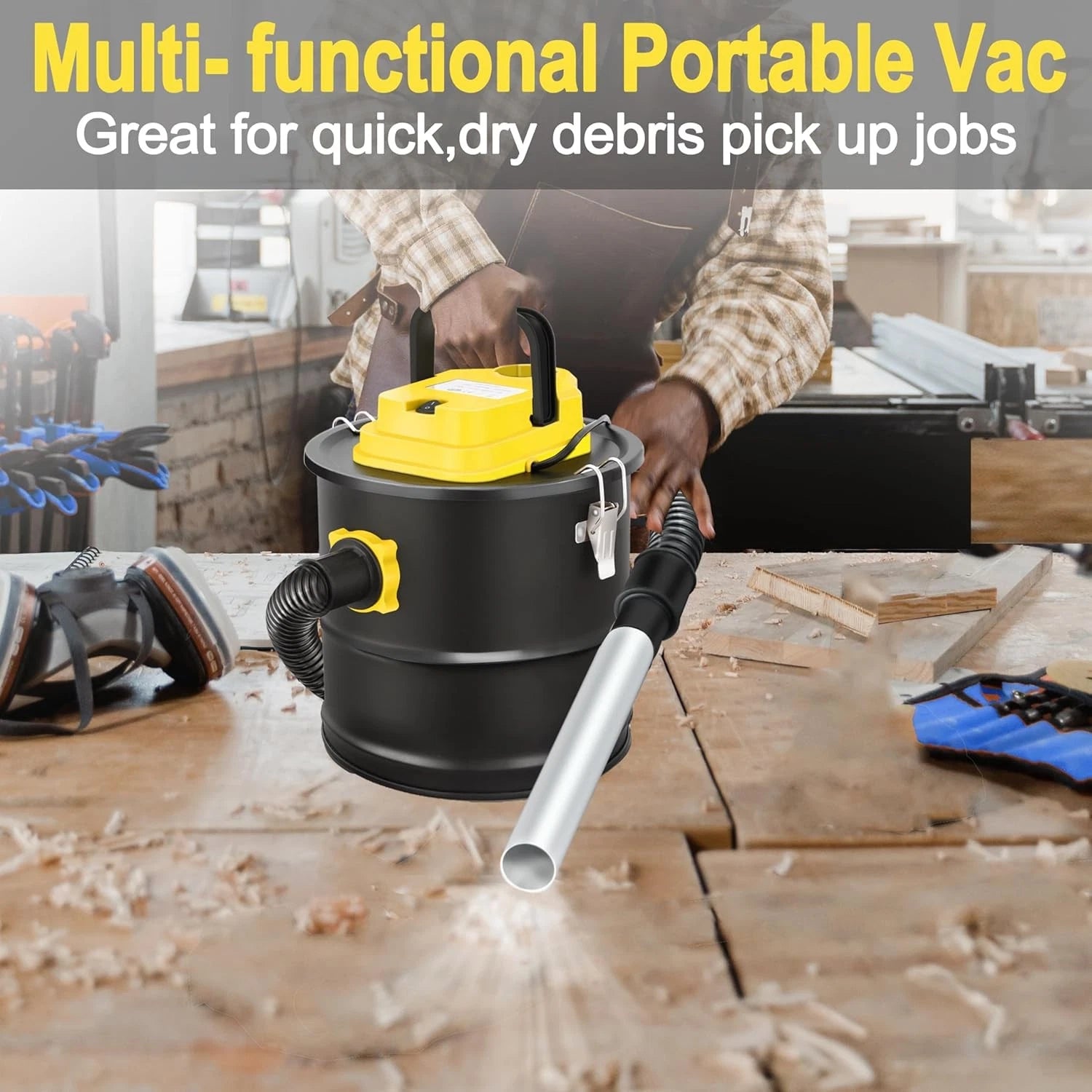 Ash vacuum cleaner, particle furnace vacuum cleaner with blowing function 07FC0E-D4 - KOEEK