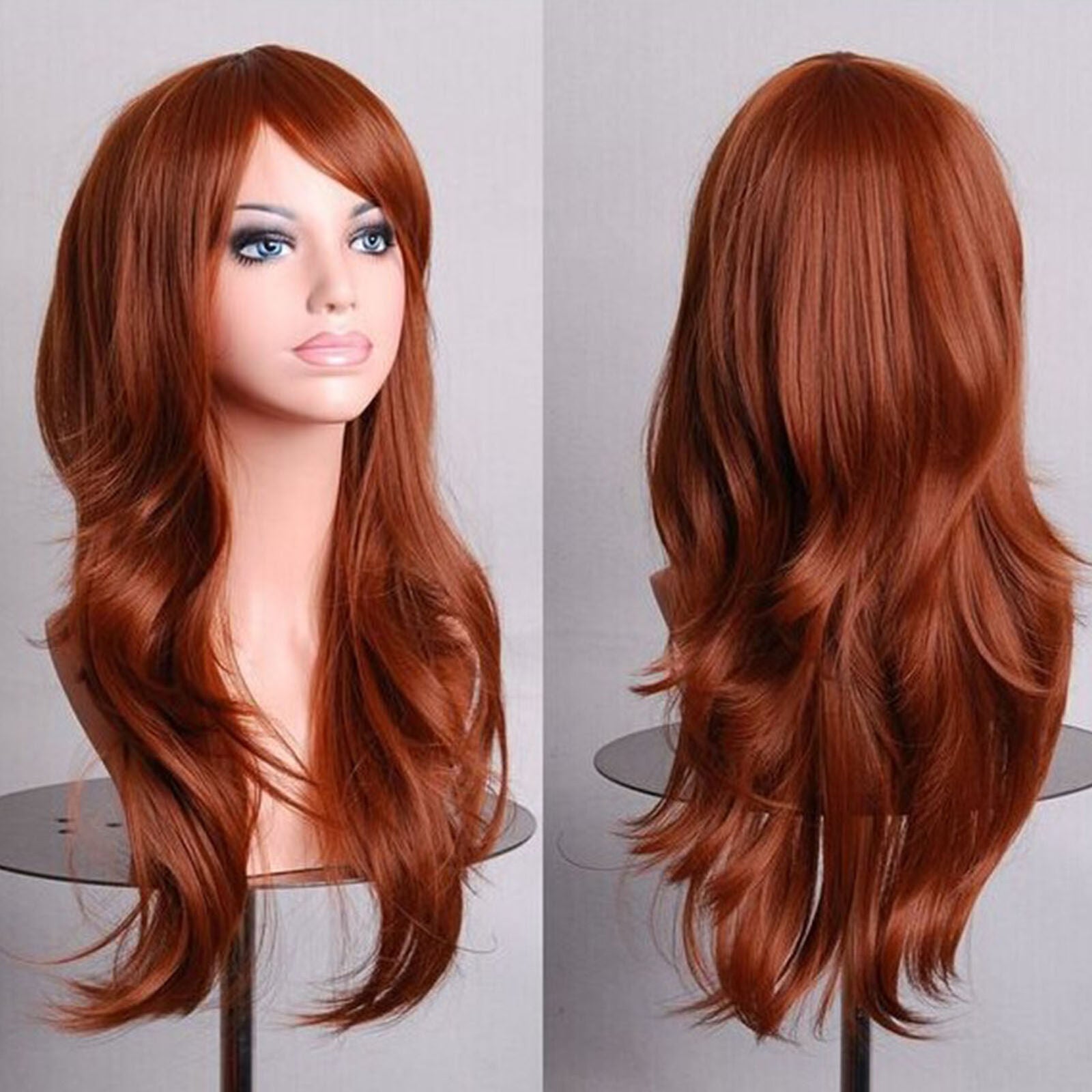 new Cosplay Long Curly Wavy Wig Women Girls Heat Resistant Fashionable Halloween ABE koeek - KOEEK