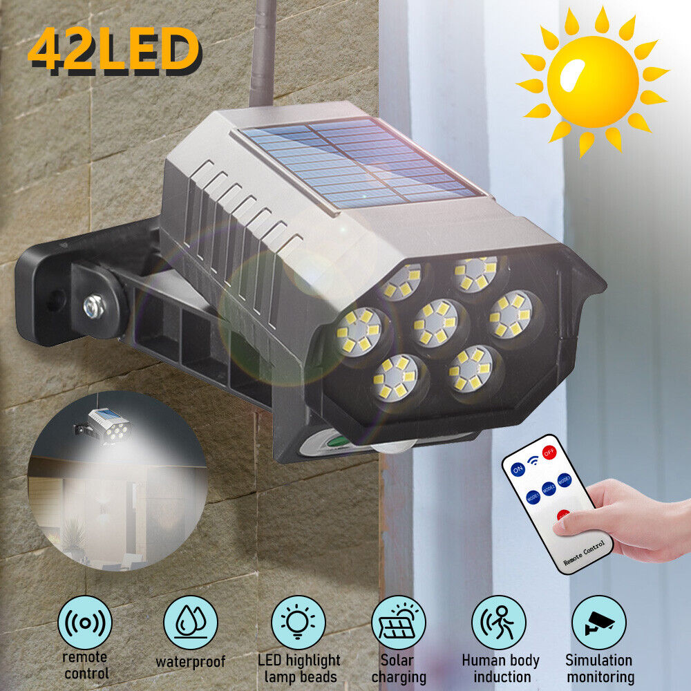 ny Luz LED Solar Para Exterior Con Sensor De Movimiento Jardin Patio Casa Lampara