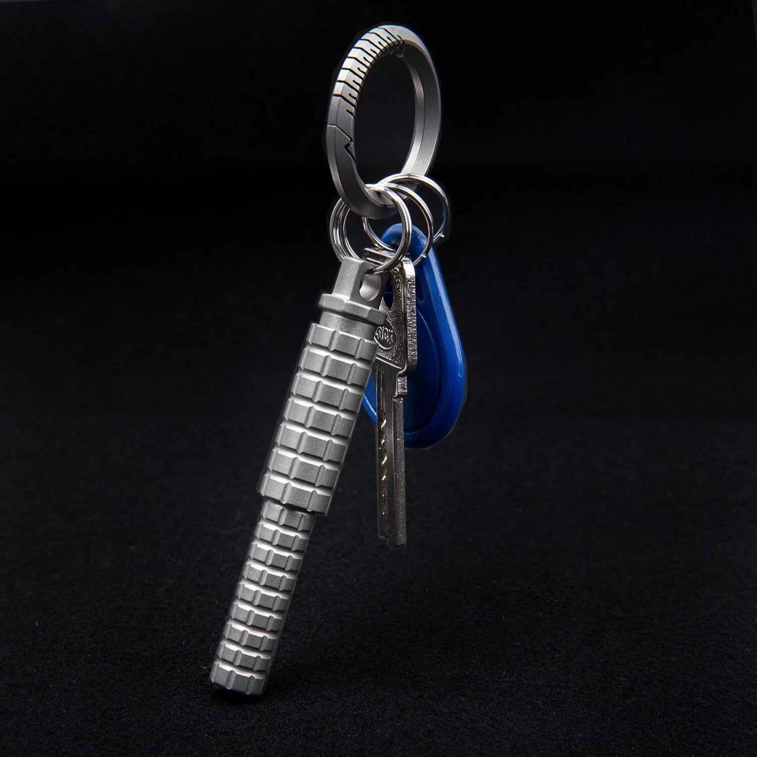 Titanium Alloy Mini Pocket Pen Outdoor EDC Tool Portable Keychain Ballpoint Pen 07FC0E-D4 - KOEEK