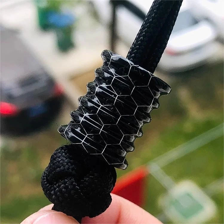 1PC Resin Knife Lanyard Bead Paracord Necklace Pendant Bracelet Making EDC Beads 07FC0E-D4 - KOEEK
