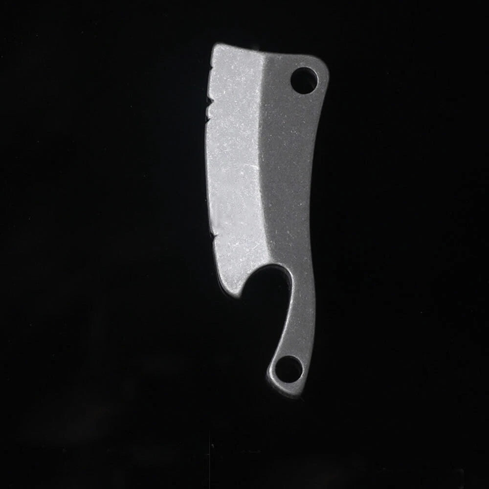 Titanium Alloy Kitchen Knife Key Bottle Opener Keychain Pendant EDC Carry Tool 07FC0E-D4 - KOEEK