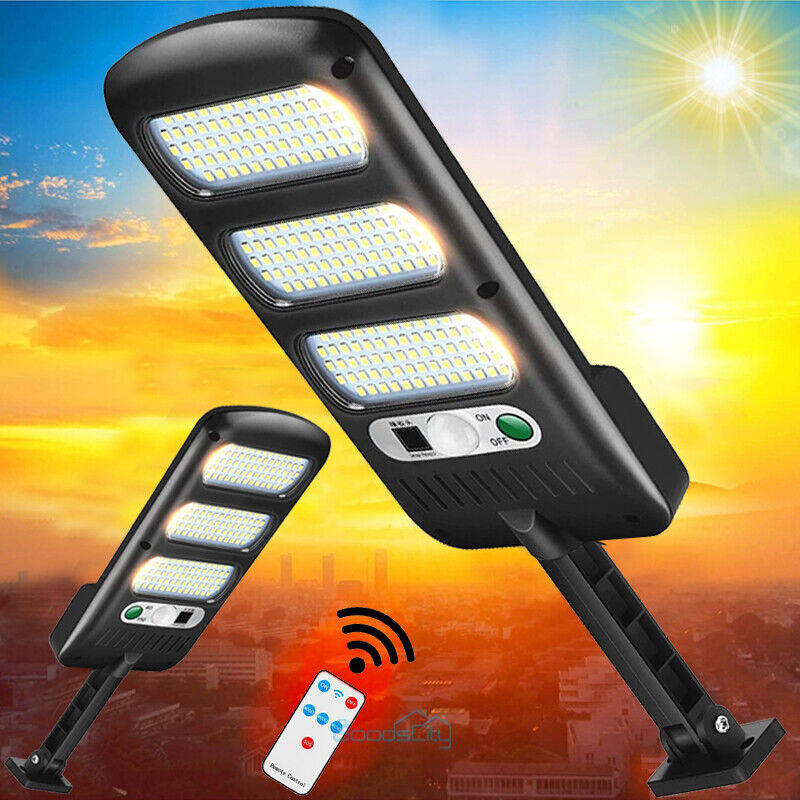 ny Luz Lamparas 213 LED Luces Solares Udvendig Para Patio Con Sensor De Movimiento