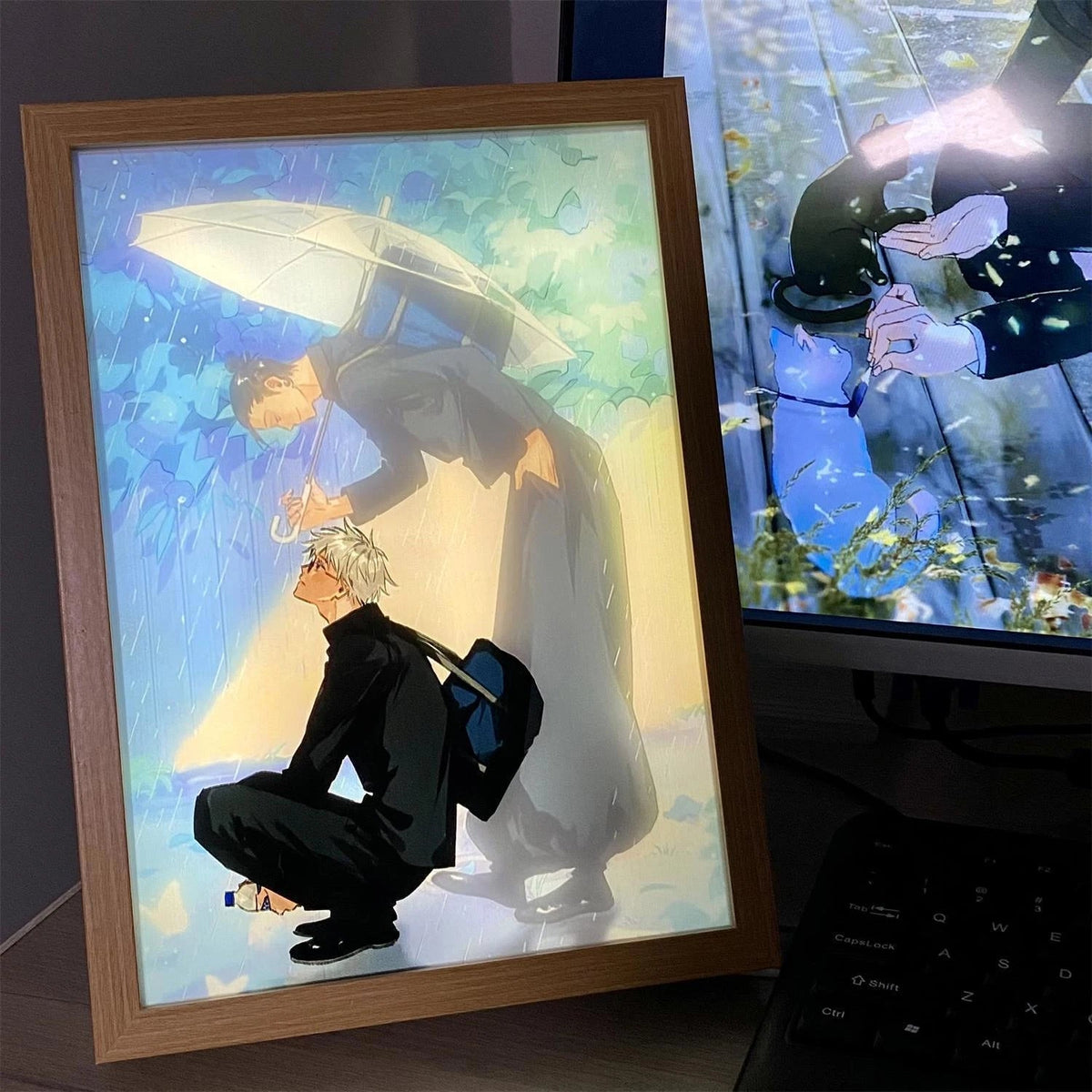 Jujutsu Kaisen Satoru Gojo Night Lamp Decor Light Picture Anime Luminous Gift 07FC0E-D4 - KOEEK