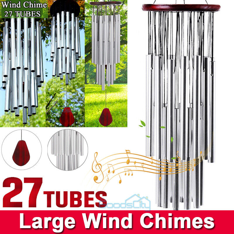 ny 35in Wind Chimes Udendørs Stor Deep Tone Windchime Justerbar Tunet Have Decor