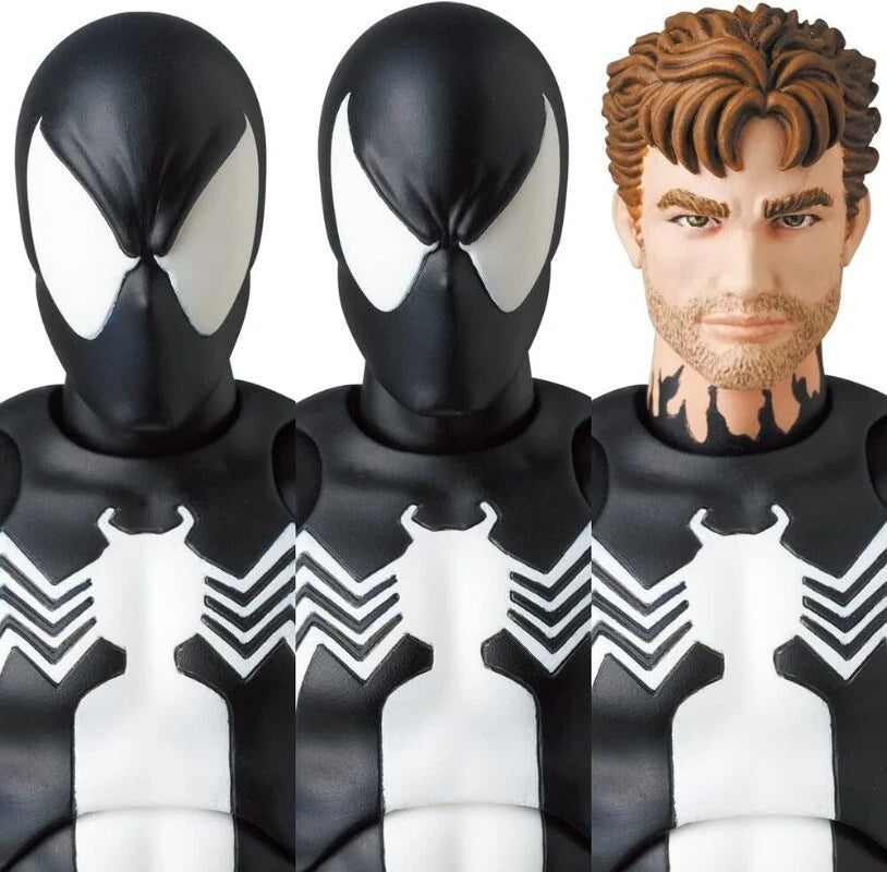 In Stock！ MAFEX No.147 Spider-Man Black Costume COMIC Ver. Action Figure CT Ver. 07FC0E-D4 - KOEEK