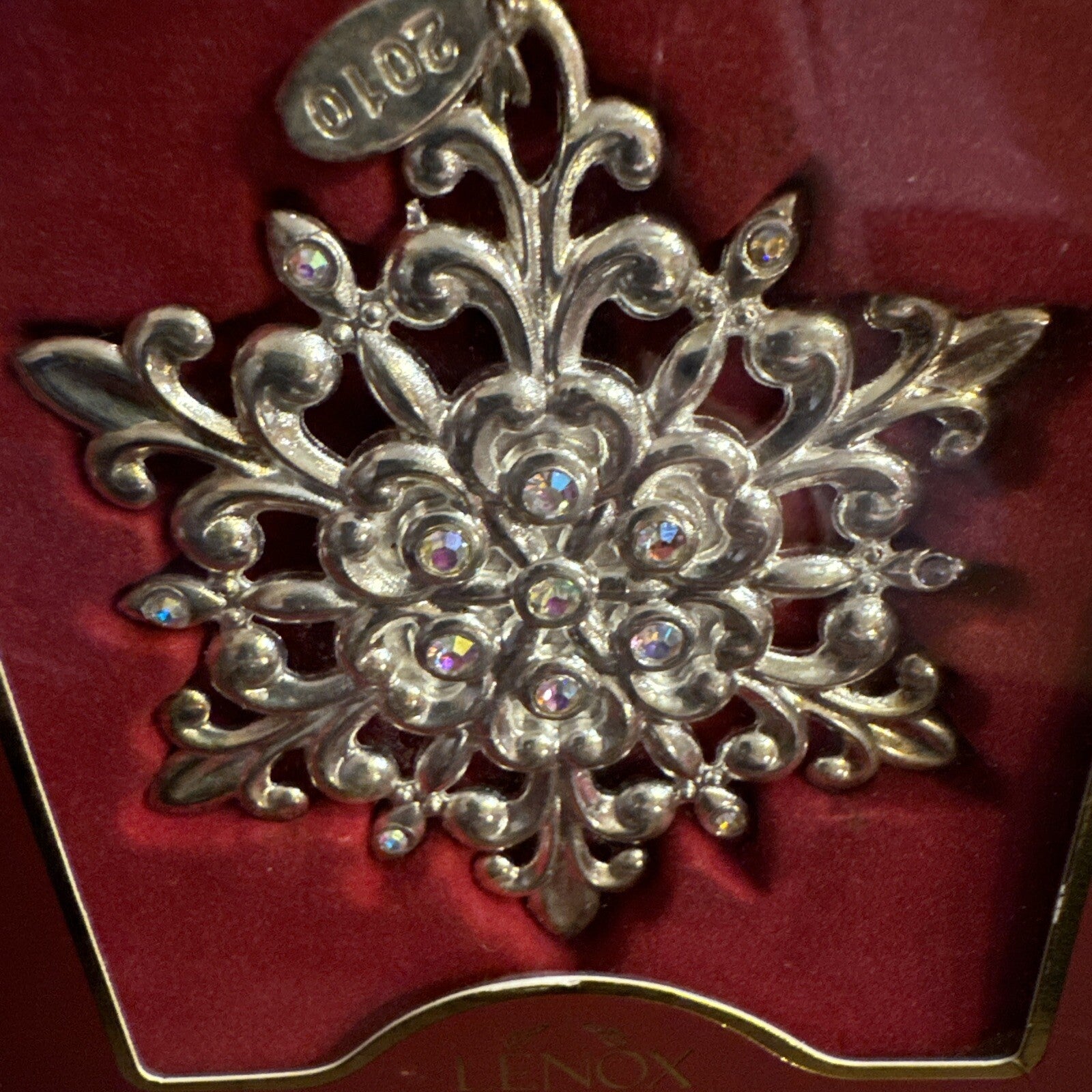 Lenox 2010 Snow Majesty Annual Christmas Snowflake Ornament NIB LENOX - KOEEK