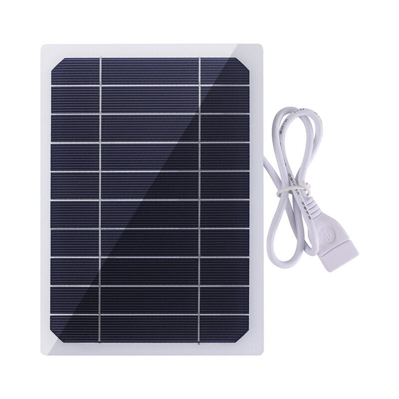 ny Solar Panel Portable PV Power Bank Outdoor Camping Vandring USB Telefonlader