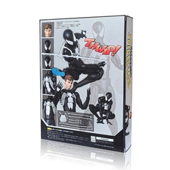 In Stock！ MAFEX No.147 Spider-Man Black Costume COMIC Ver. Action Figure CT Ver. 07FC0E-D4 - KOEEK