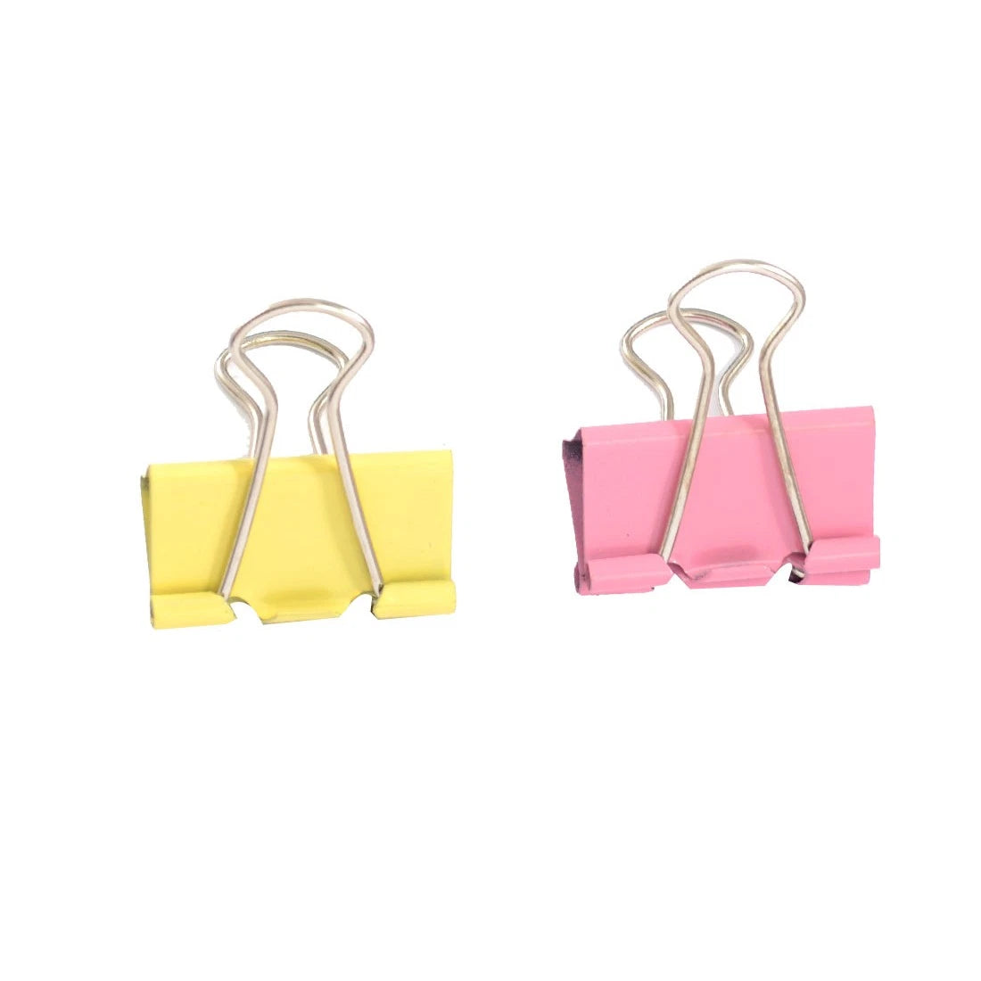 Office   Metal Paper Holder Binder Clips Clamps 32mm Colorful 4 Pcs 07FC0E-D4 - KOEEK