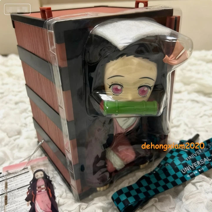 22cm Demon Slayer Kamado Nezuko PVC Figure Popcorn Bucket Decoration Model Toy 07FC0E-D4 - KOEEK