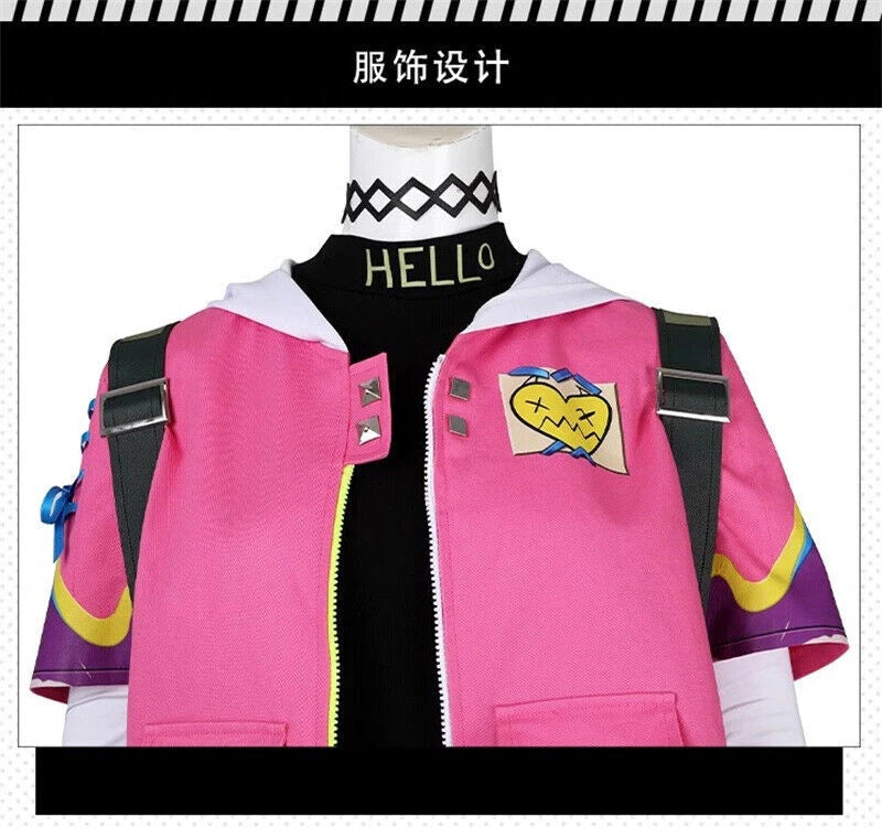 VALORANT Clove Cosplay Costume Outfit Women Game Dress Suit Backpack Handmade HANDMADE - KOEEK