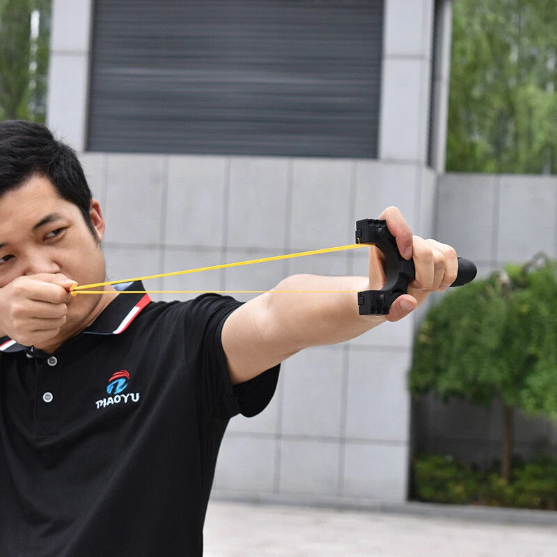 Resin Slingshot Hunting Slingbow Black Catapult Rubber Band Archery Bow Shooting 07FC0E-D4 - KOEEK