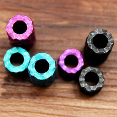Handmade Carving TC4 Bead Titanium Bead Knife Lanyard EDC Bead Pendant DIY Beads 07FC0E-D4 - KOEEK