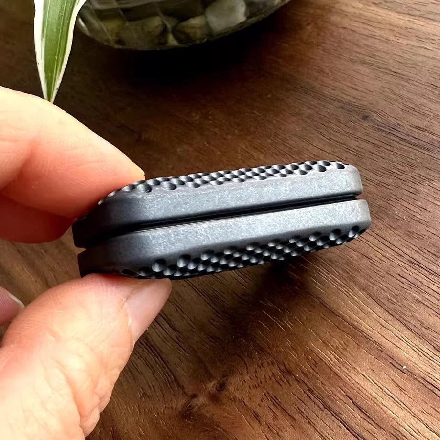 Fidget Slider Coral Titanium Zirconium Alloy Unlimited Push Haptic Slider Toy 07FC0E-D4 - KOEEK